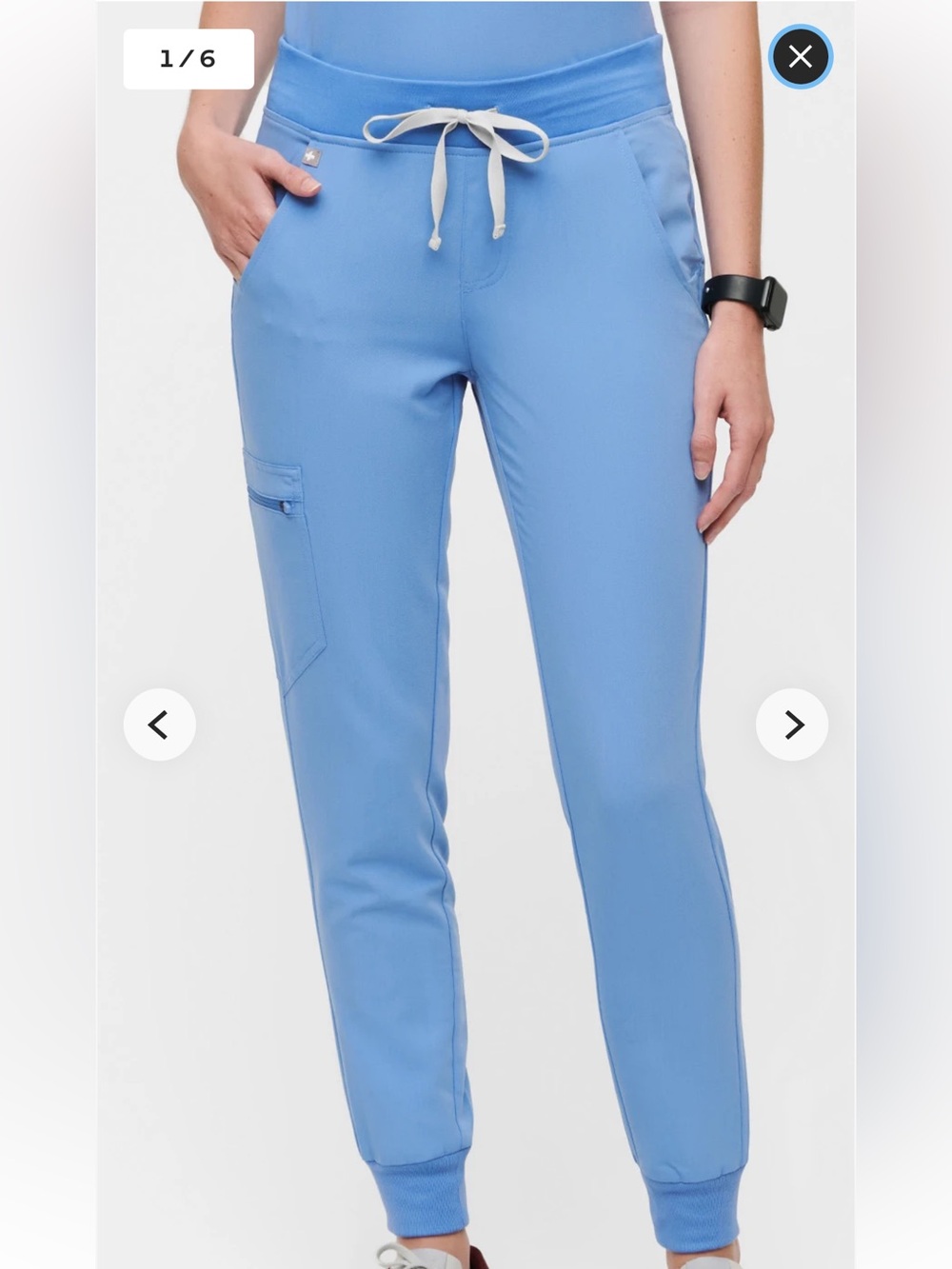 LIKE NEW Figs Ceil Blue Zamora™ High Waisted 2.0 - Jogger Scrub
